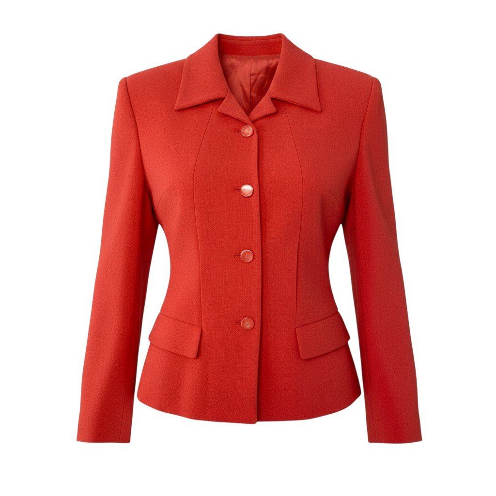 Gucci Vintage Jacket Logo Button Orange 40