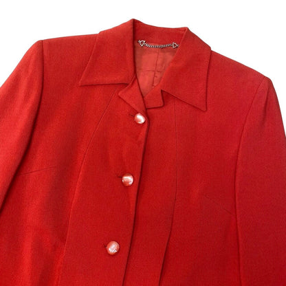 Gucci Vintage Jacket Logo Button Orange 40 — view 4