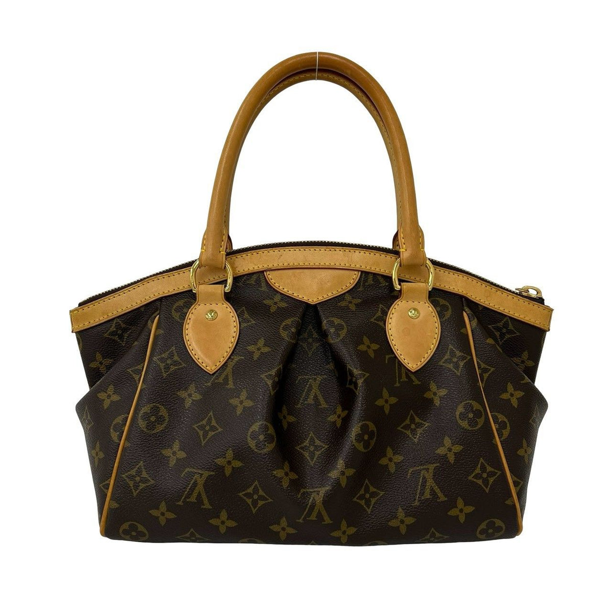 Louis Vuitton Tivoli PM Monogram Leather Mini Boston Bag Brown — view 3