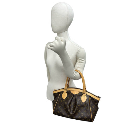 Louis Vuitton Tivoli PM Monogram Leather Mini Boston Bag Brown — view 2
