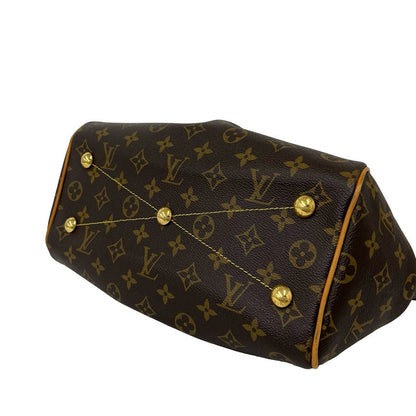 Louis Vuitton Tivoli PM Monogram Leather Mini Boston Bag Brown — view 8