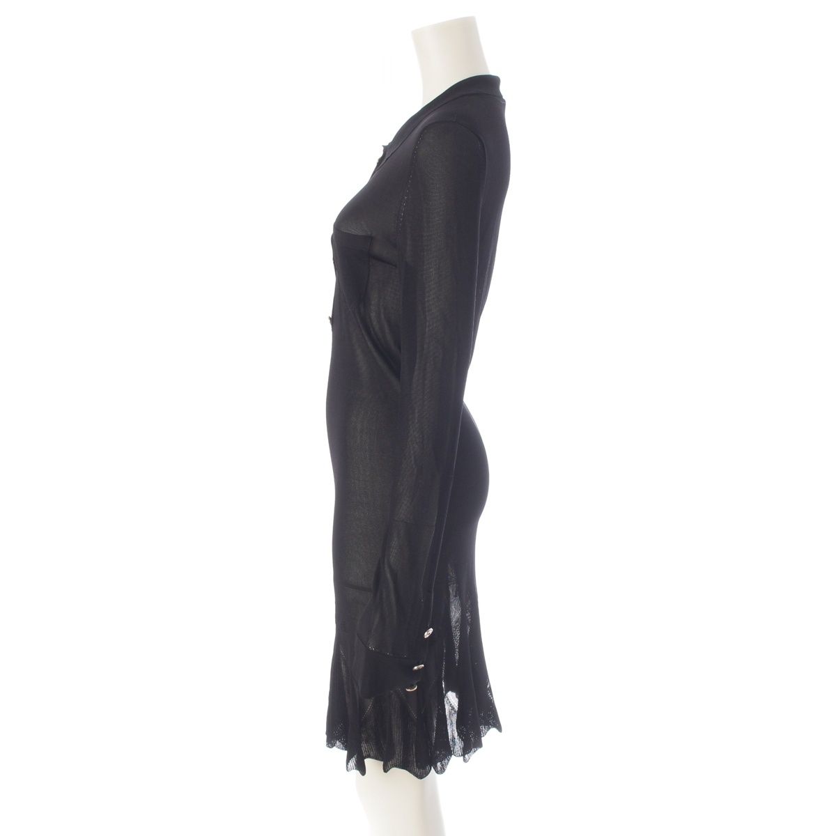Chrome Hearts CH Cross CH Plus Lace Dress Black — view 3