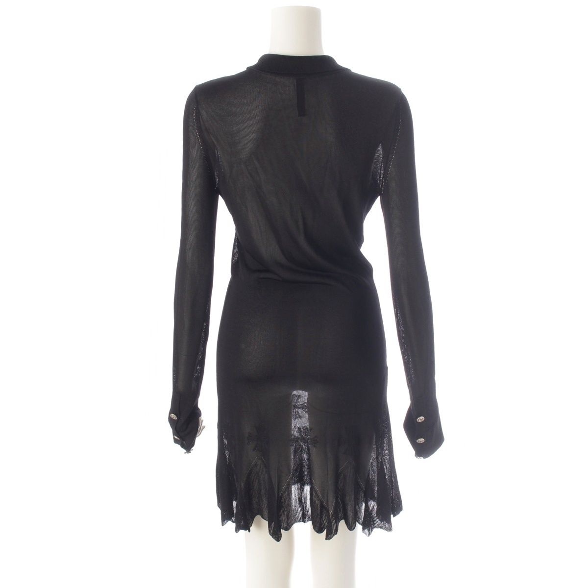 Chrome Hearts CH Cross CH Plus Lace Dress Black — view 4
