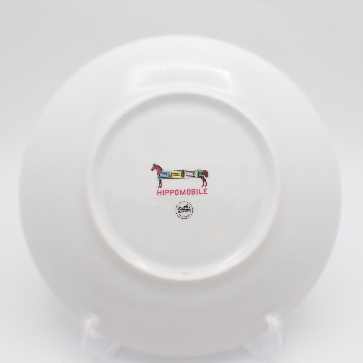 Hermes Dessert Plate Ipomobile No 4 2 Piece Set White — view 3