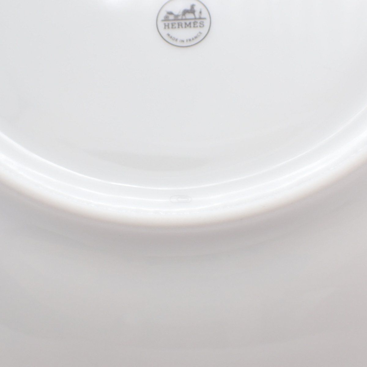 Hermes Dessert Plate Ipomobile No 4 2 Piece Set White — view 7
