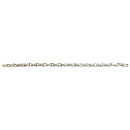 Tiffany & Co T Narrow Bracelet 925 Sterling Silver Chain Bangle — view 5