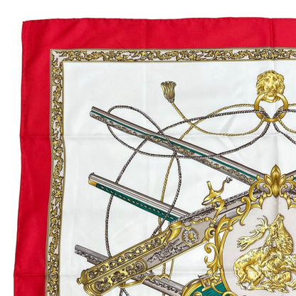 Hermes Carre 90 Diane Scarf Silk White — view 3