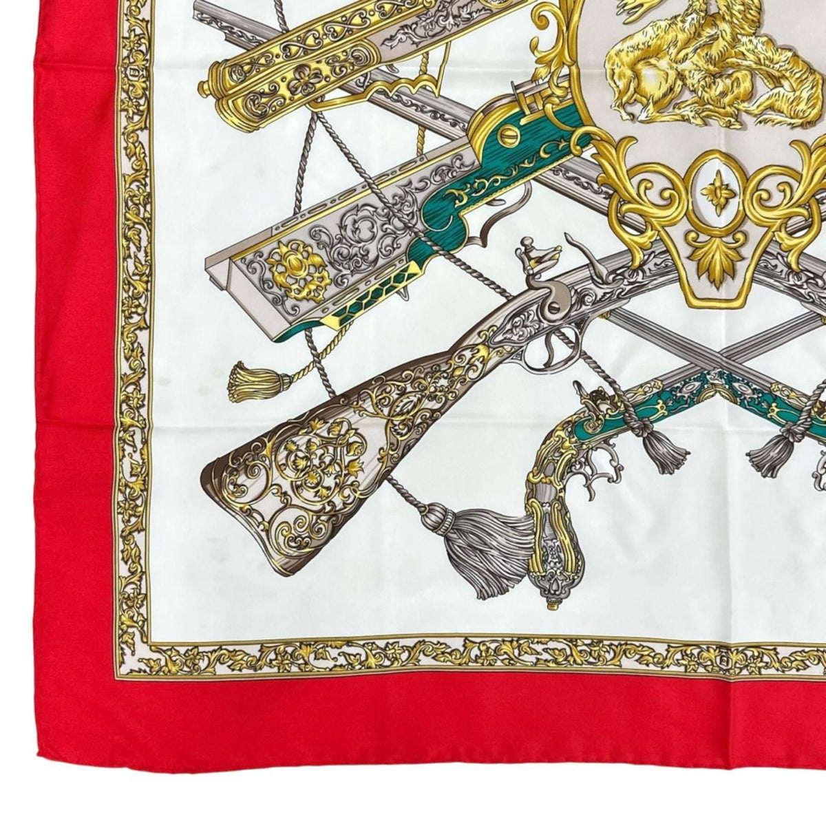 Hermes Carre 90 Diane Scarf Silk White — view 5