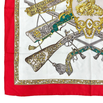 Hermes Carre 90 Diane Scarf Silk White — view 5