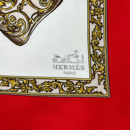 Hermes Carre 90 Diane Scarf Silk White — view 7
