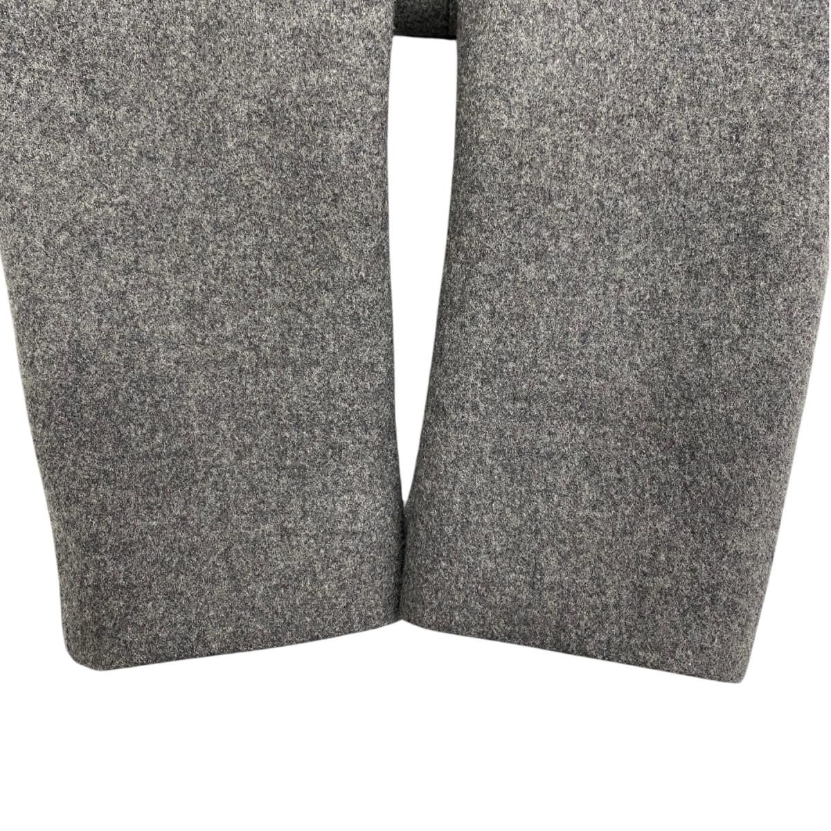 Celine Phoebe Philo Era Crombie Coat Long Chesterfield Gray Wool Polyamide 38 — view 7