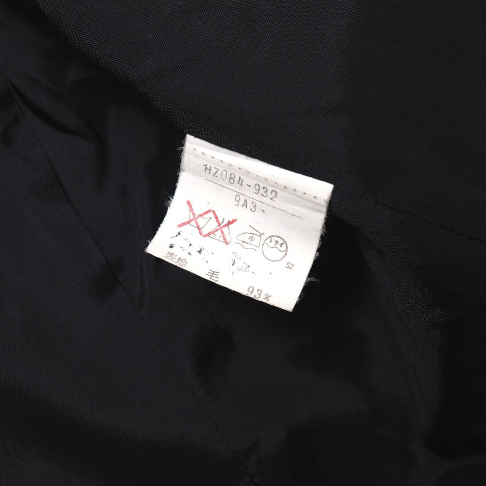Saint Laurent Vintage Collarless Jacket Check Tweed M — view 7
