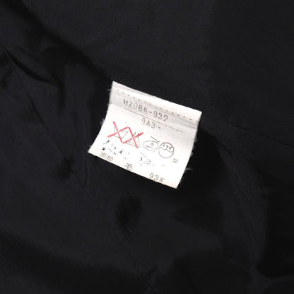 Saint Laurent Vintage Collarless Jacket Check Tweed M — view 7