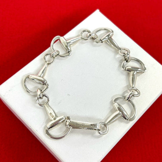 Gucci Horsebit Bracelet Tom Ford Era 925 Sterling Silver Chain Bangle