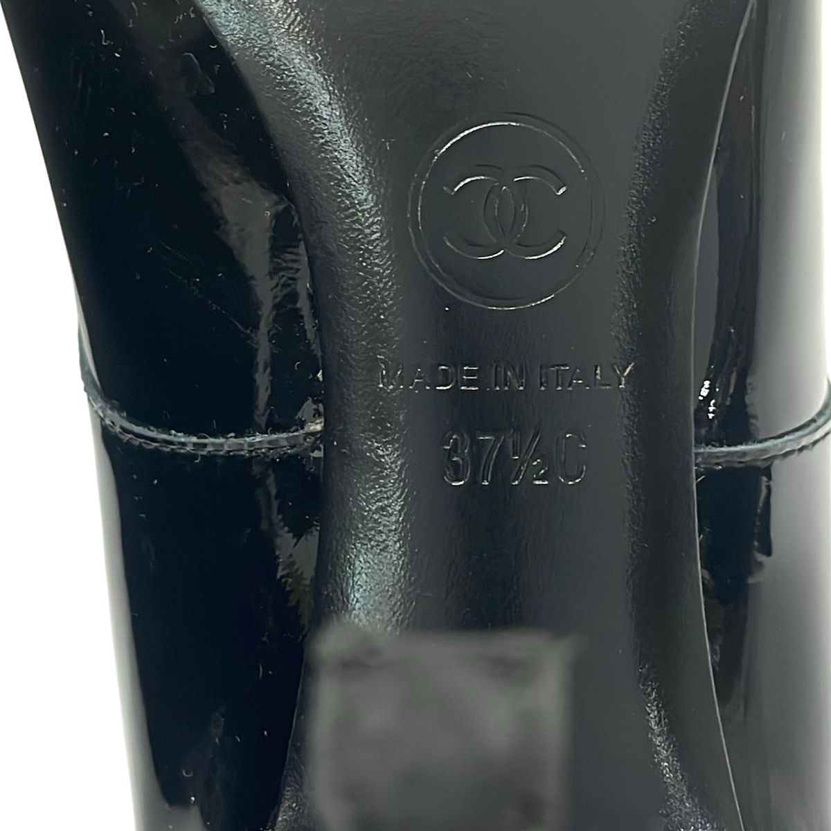 Chanel Booty Black Leather — view 6
