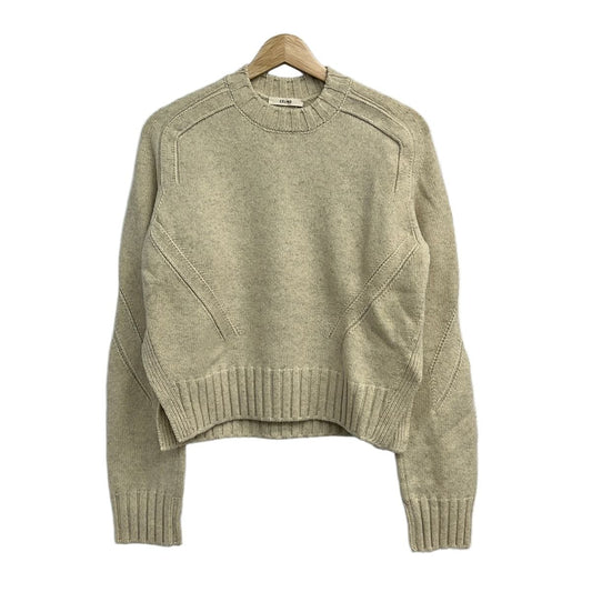 Celine Long Sleeve Sweater 2 Ivory Yak Blend S