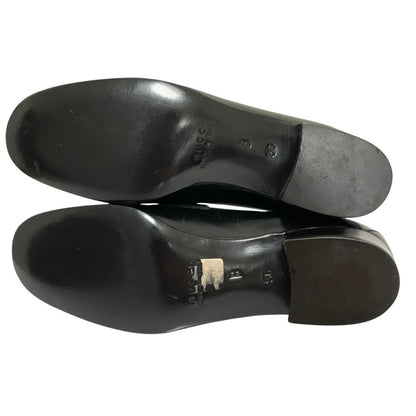 Gucci Vintage Sherry Line Horsebit Loafers Black Spring Summer Fall Winter — view 6