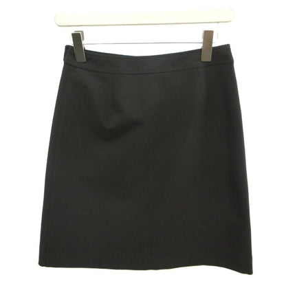 Prada Wrap Skirt Fitted Mini Length Black Ground 40 — view 2