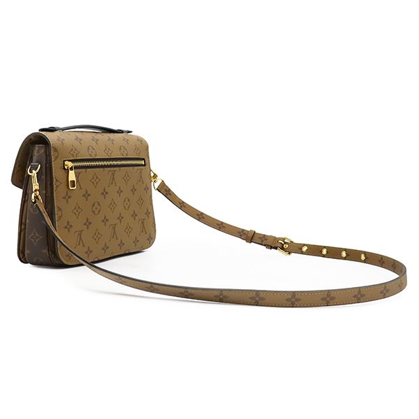Louis Vuitton 2-Way Bag Pochette Metis MM Monogram Canvas Reverse Gold Brown — view 2