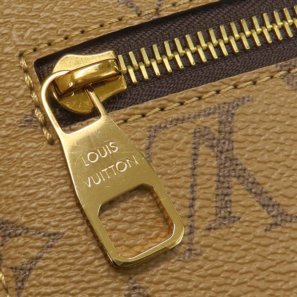 Louis Vuitton 2-Way Bag Pochette Metis MM Monogram Canvas Reverse Gold Brown — view 6