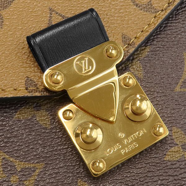 Louis Vuitton 2-Way Bag Pochette Metis MM Monogram Canvas Reverse Gold Brown — view 5
