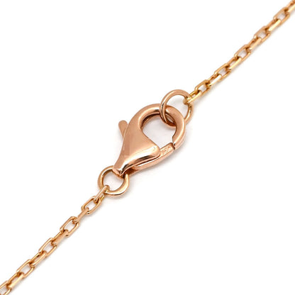 Cartier Necklace Logo Double C Rose Gold 18k Diamond 2C C2 Oval — view 5
