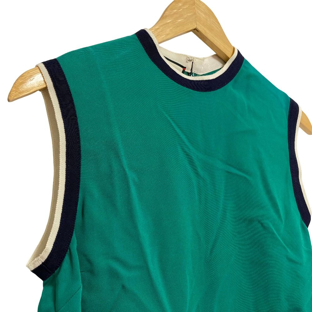 Gucci Sleeveless Tunic Dress Green Spring Summer Fall Winter 38 — view 3