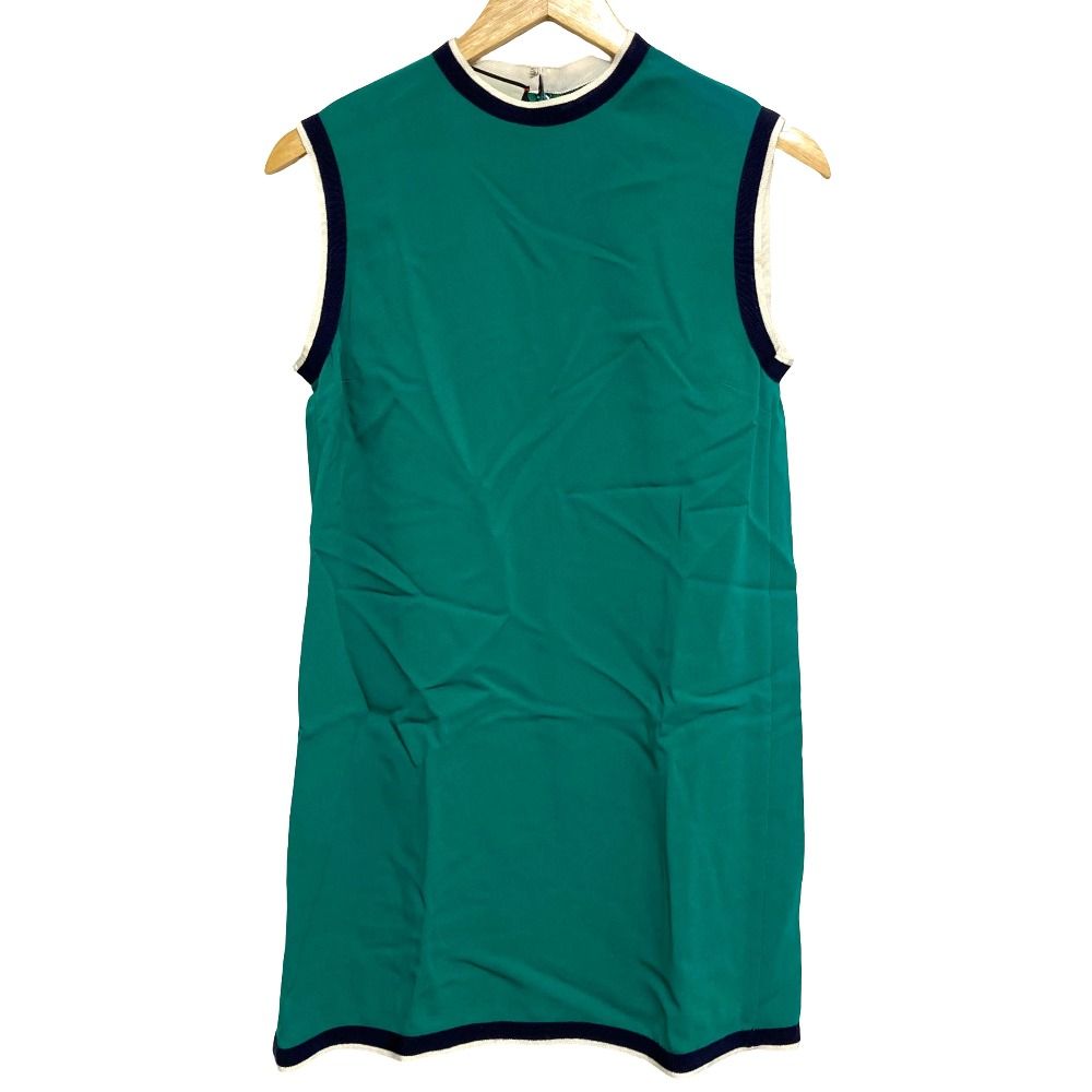 Gucci Sleeveless Tunic Dress Green Spring Summer Fall Winter 38
