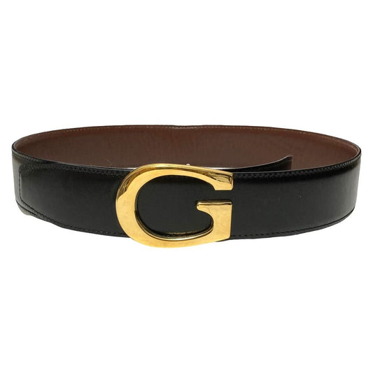 Gucci Reversible Leather Belt 036 65/26 Black Brown