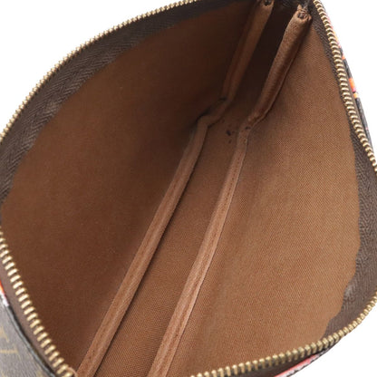 Louis Vuitton Monogram Rose Pochette Accessoires Pouch Handbag — view 8