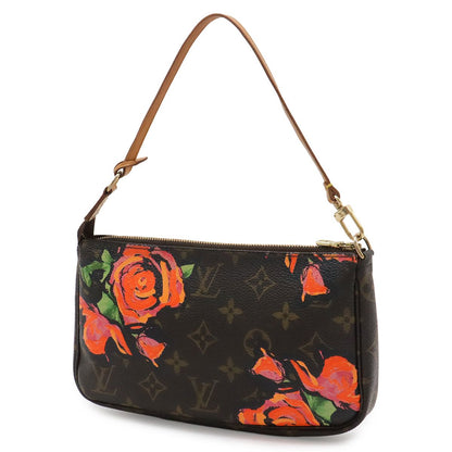 Louis Vuitton Monogram Rose Pochette Accessoires Pouch Handbag — view 2