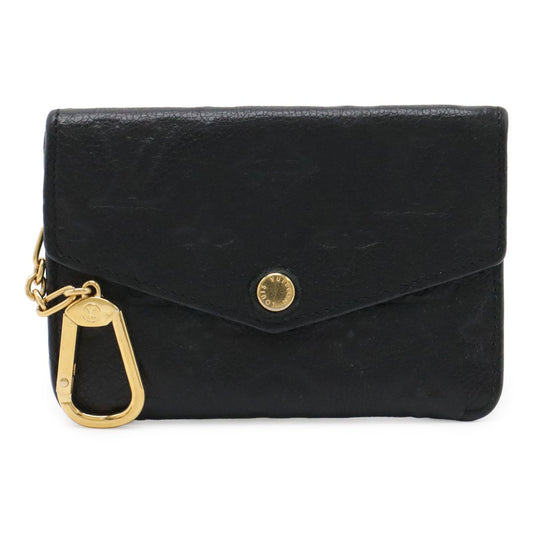 Louis Vuitton Monogram Empreinte Pochette Cles Coin Purse Noir Black