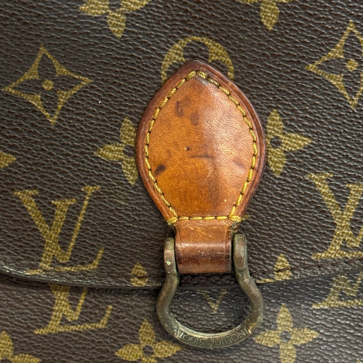 Louis Vuitton Mini Saint-cloud Monogram Leather Brown Shoulder Bag Compact