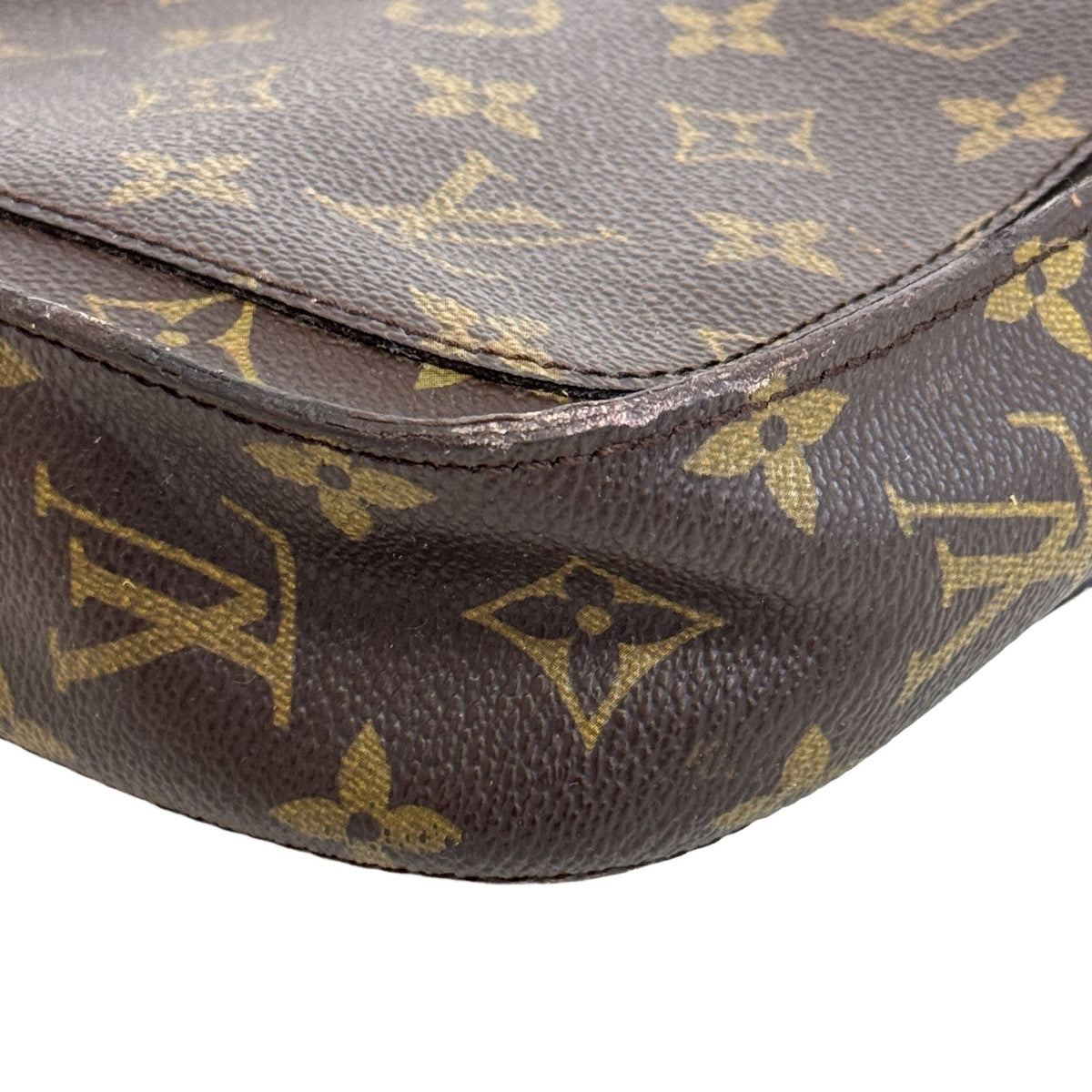 Louis Vuitton Mini Saint-cloud Monogram Leather Brown Shoulder Bag Compact