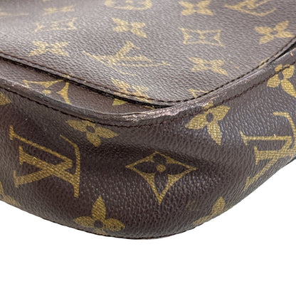 Louis Vuitton Mini Saint-cloud Monogram Leather Brown Shoulder Bag Compact