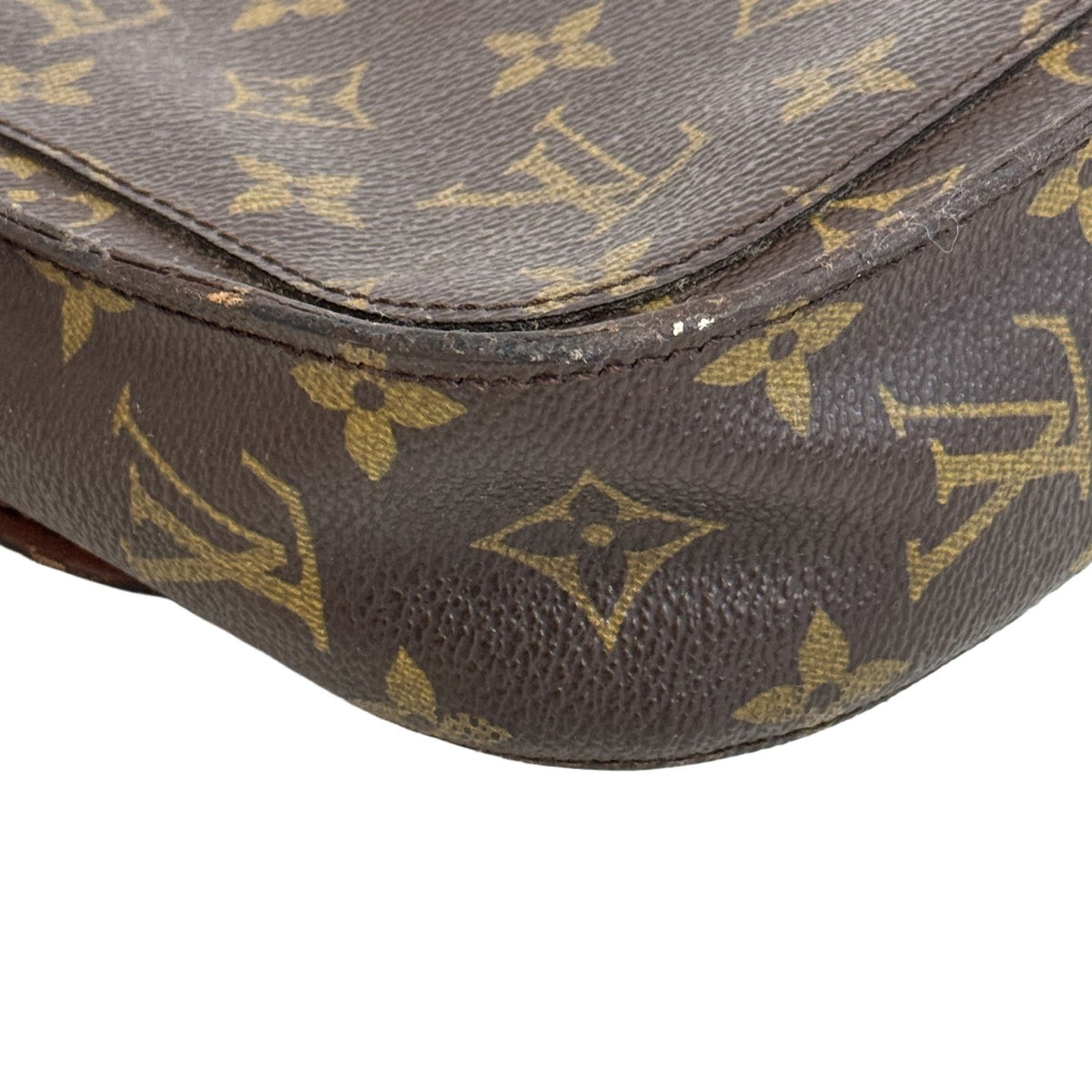 Louis Vuitton Mini Saint-cloud Monogram Leather Brown Shoulder Bag Compact