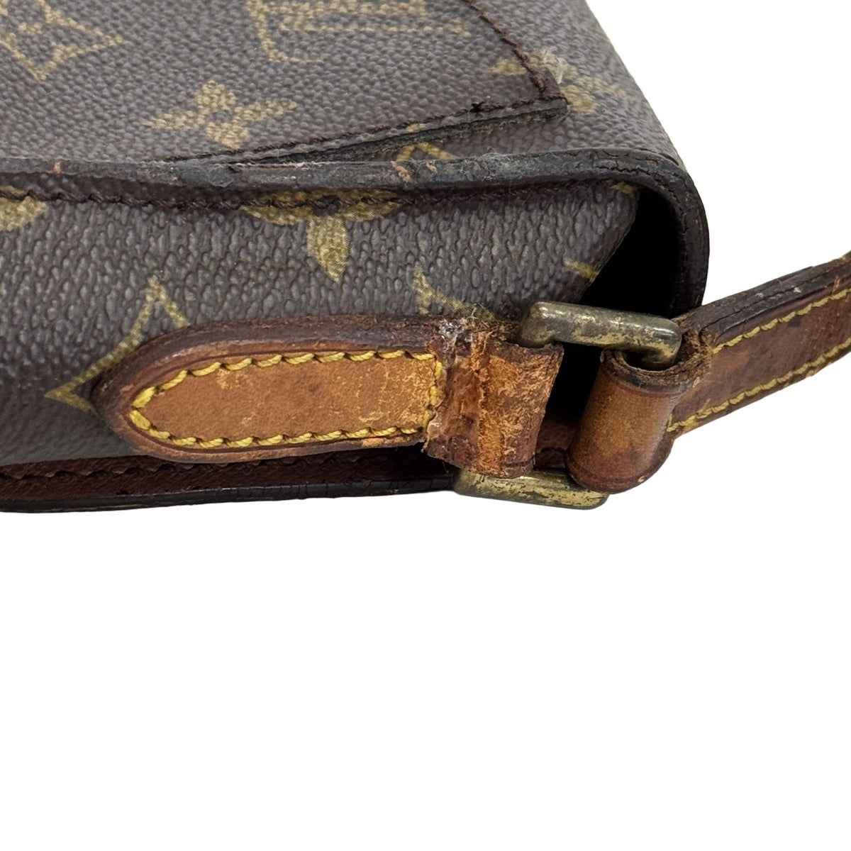 Louis Vuitton Mini Saint-cloud Monogram Leather Brown Shoulder Bag Compact