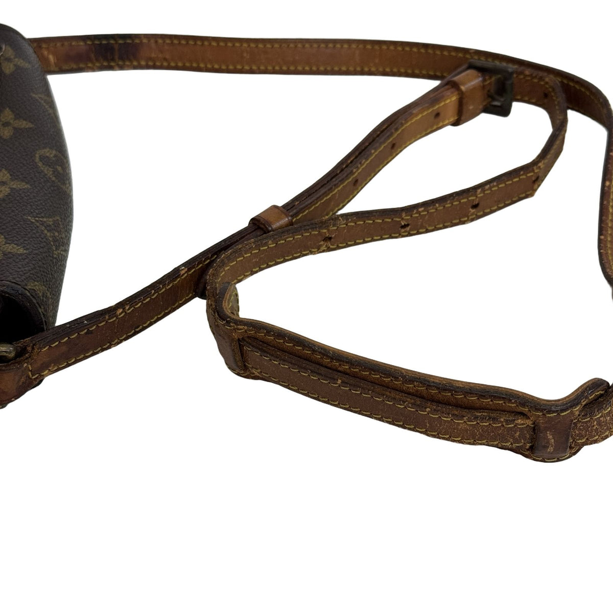 Louis Vuitton Mini Saint-cloud Monogram Leather Brown Shoulder Bag Compact