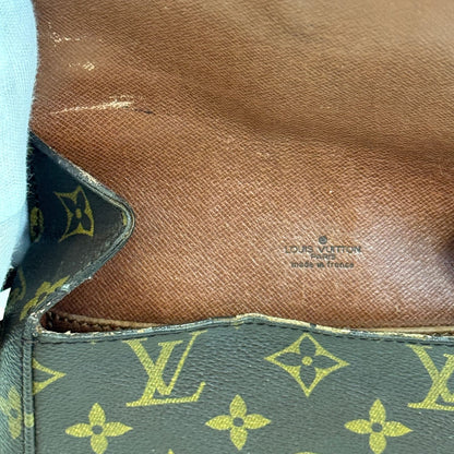 Louis Vuitton Mini Saint-cloud Monogram Leather Brown Shoulder Bag Compact