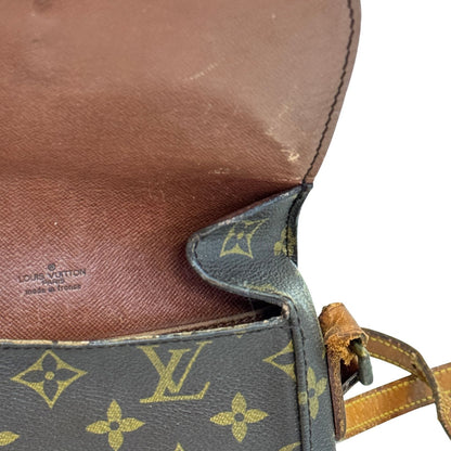 Louis Vuitton Mini Saint-cloud Monogram Leather Brown Shoulder Bag Compact
