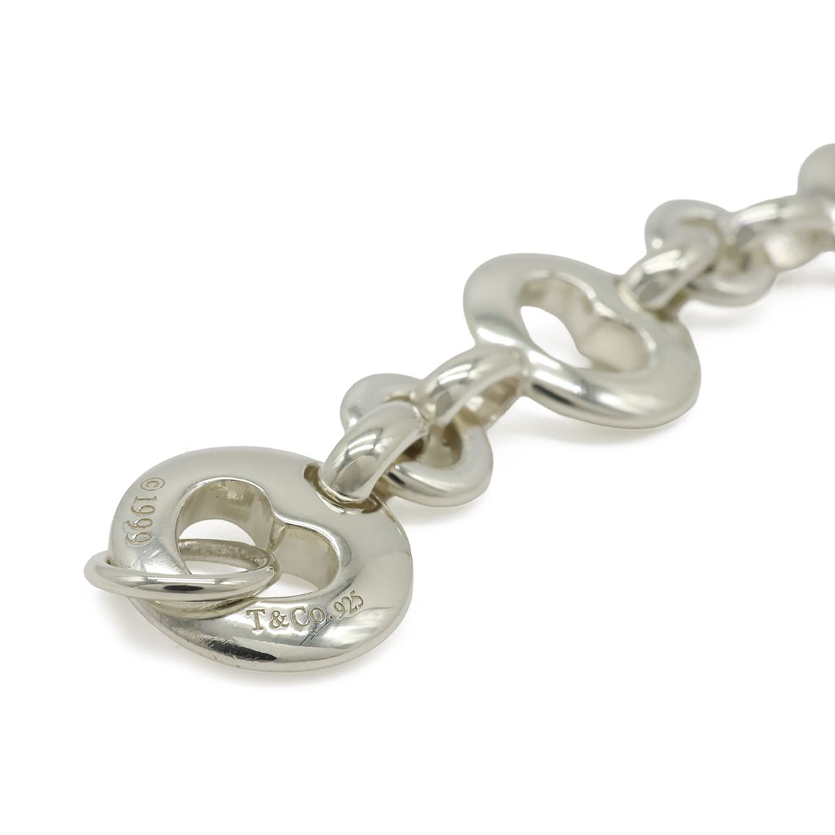Tiffany & Co Pierced Heart Bracelet Silver — view 4