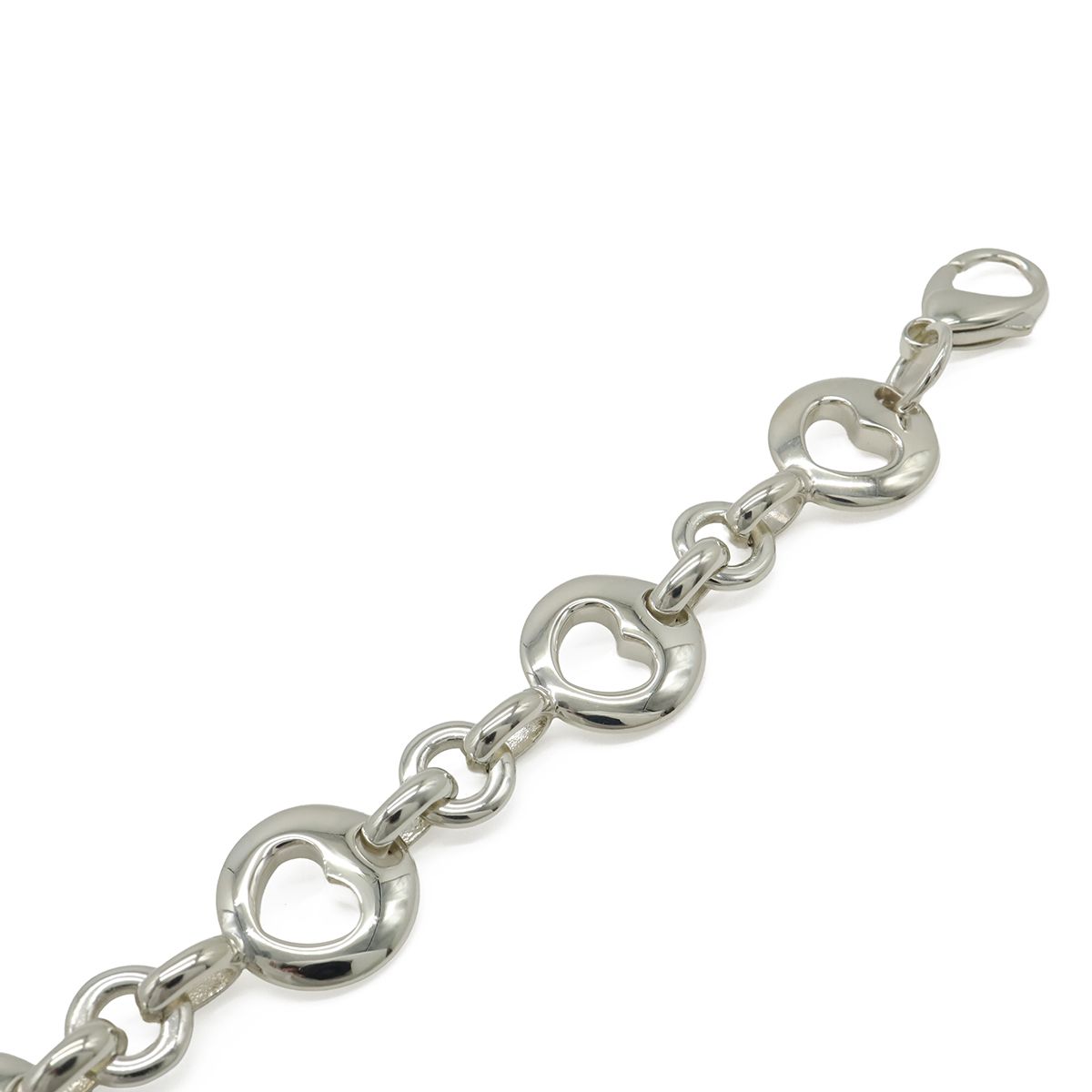 Tiffany & Co Pierced Heart Bracelet Silver — view 3