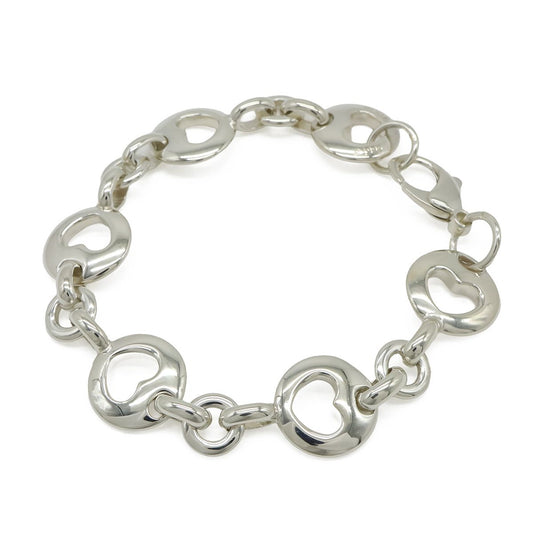 Tiffany & Co Pierced Heart Bracelet Silver