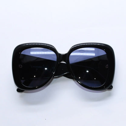 Chanel Sunglasses Eyewear CC Logo Black Gold Acetate — view 2
