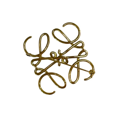 Loewe Brooch Gold Anagram — view 2