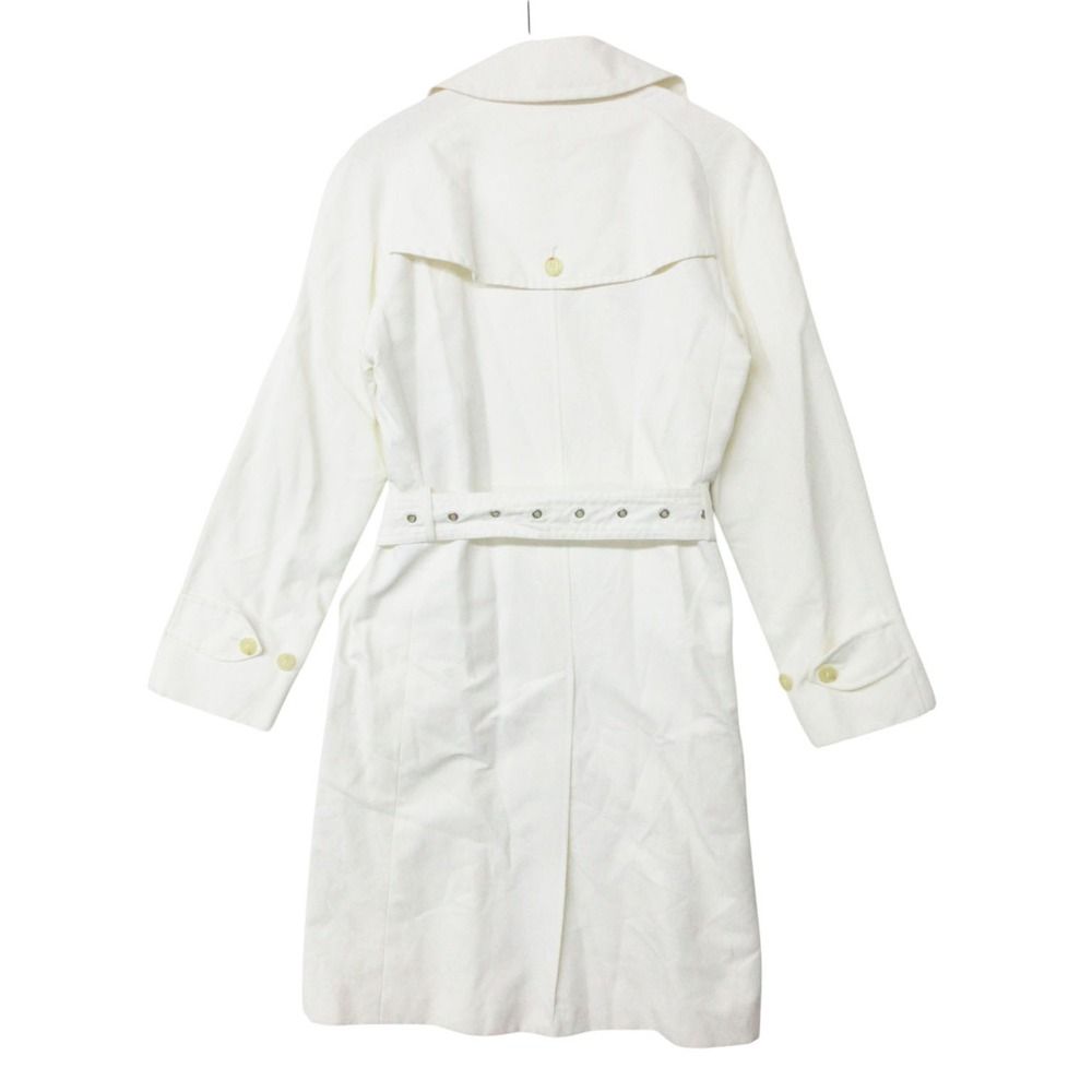 Max Mara Trench Coat Spring Jacket Long Length with Belt Lining Rayon Blend — view 2