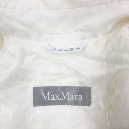 Max Mara Trench Coat Spring Jacket Long Length with Belt Lining Rayon Blend — view 4