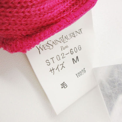 Saint Laurent Cardigan Long Sleeve Knit Jacket Bicolor Multicolor Button Pink — view 5