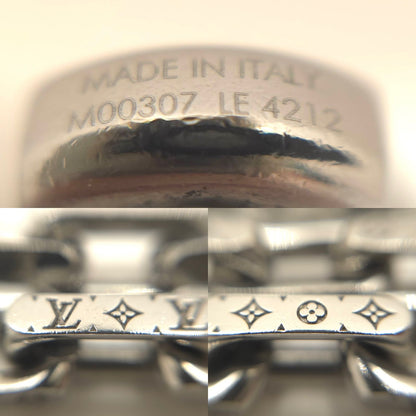 Louis Vuitton Necklace Chain Monogram Silver Colored Metal — view 7