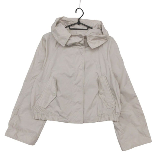 Moncler Mountain Hoodie Houlgata Short Length Jacket Ivory